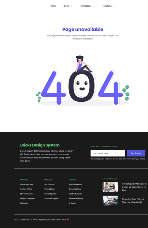 404 Error Template 1