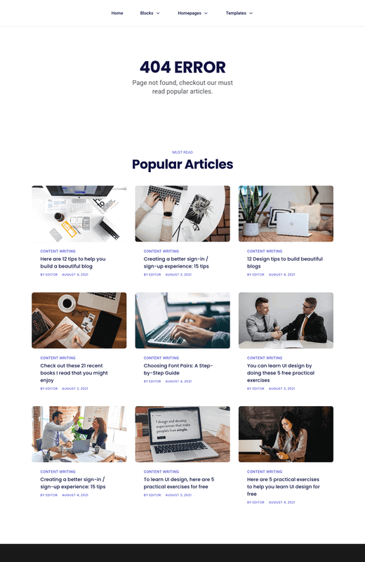 404 Error Template 2